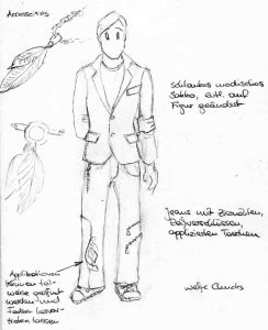 Beginnende Verwandlung: Figurine